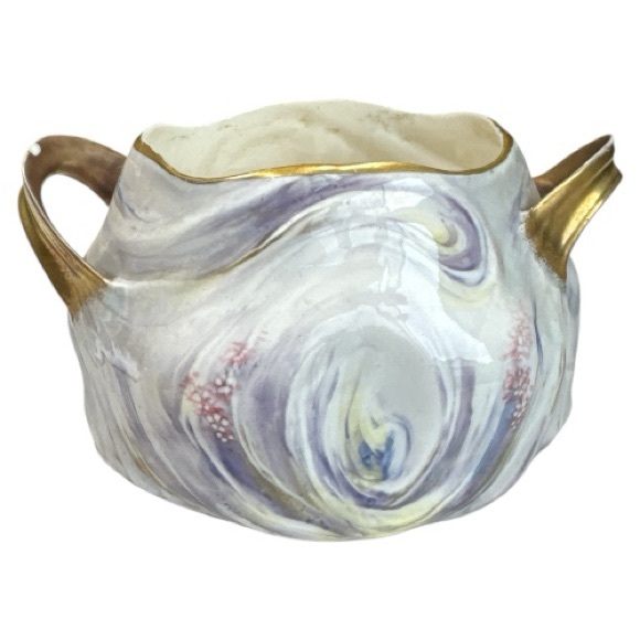 Antique Carl Knoll, Carlsbad, Austria Art Nouveau Porcelain Bowl ca. 1900 - Picture 4 of 15